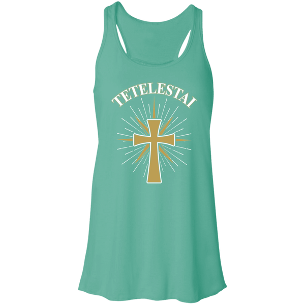 Tetelestai Flowy Racerback Tank